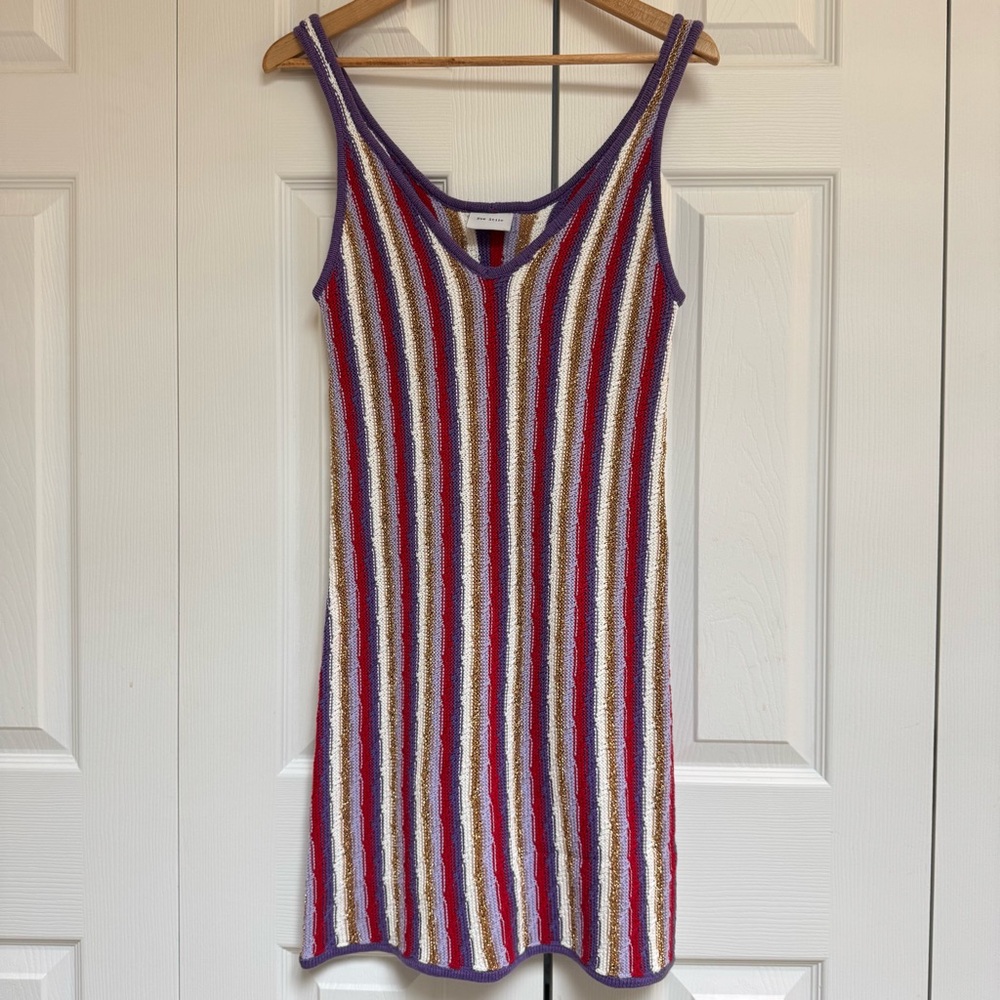 Rue Stiic Striped Knit Mini Dress